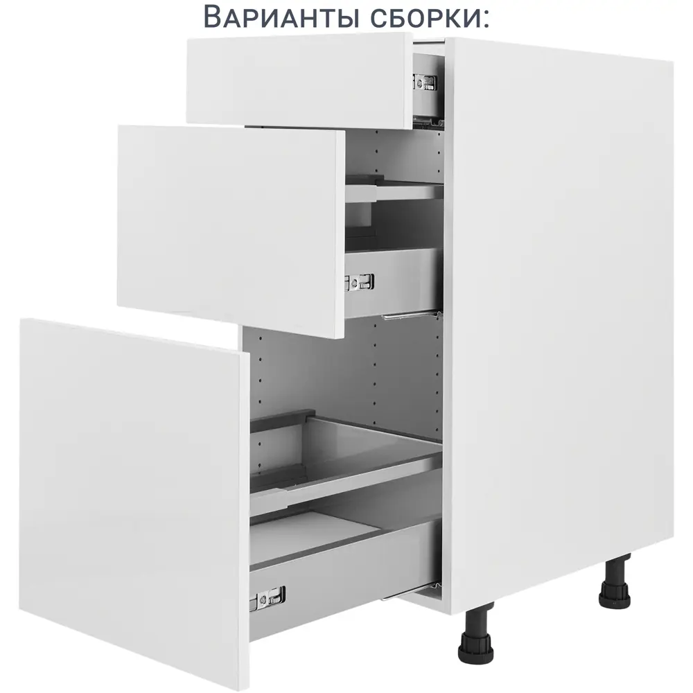 Фото 6 Каркас напольный Delinia ID 40x76.8x56 см ЛДСП цвет белый Фото 6 Каркас напольный Delinia ID 40x76.8x56 см ЛДСП цвет белый