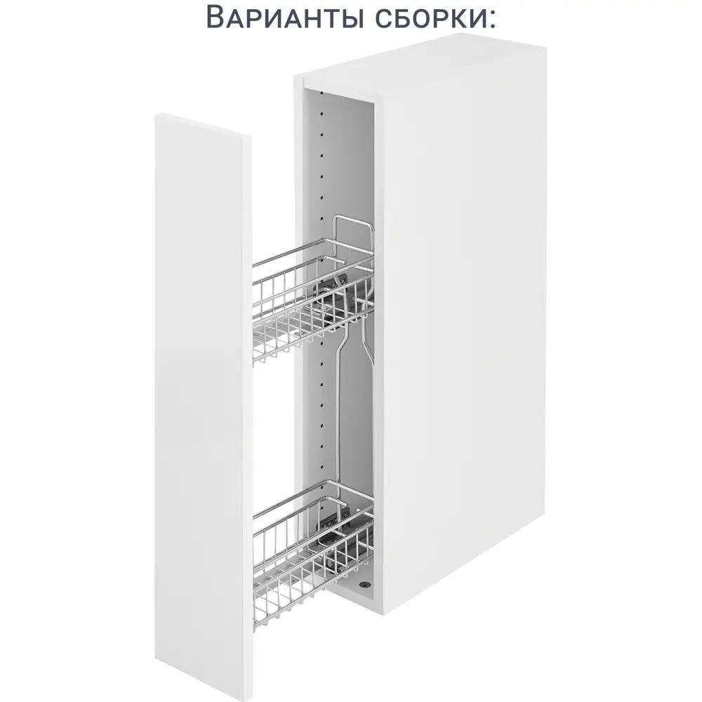 Фото 8 Каркас навесной Delinia ID 15x76.8x35 см ЛДСП цвет белый Фото 8 Каркас навесной Delinia ID 15x76.8x35 см ЛДСП цвет белый
