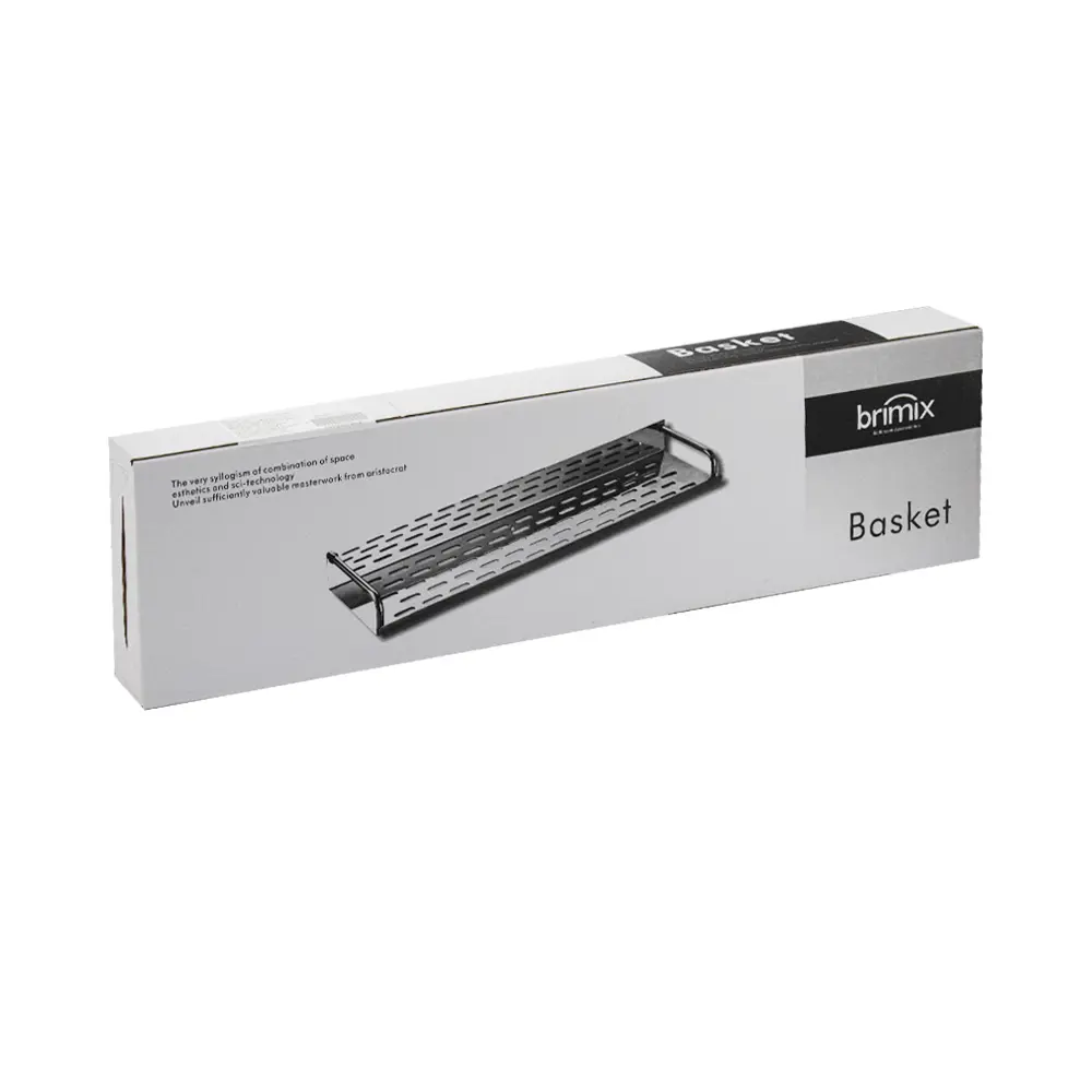 Фото 5 Полка для ванной комнаты Brimix 5651 нержавеющая сталь 11.5x50 см Фото 5 Полка для ванной комнаты Brimix 5651 нержавеющая сталь 11.5x50 см