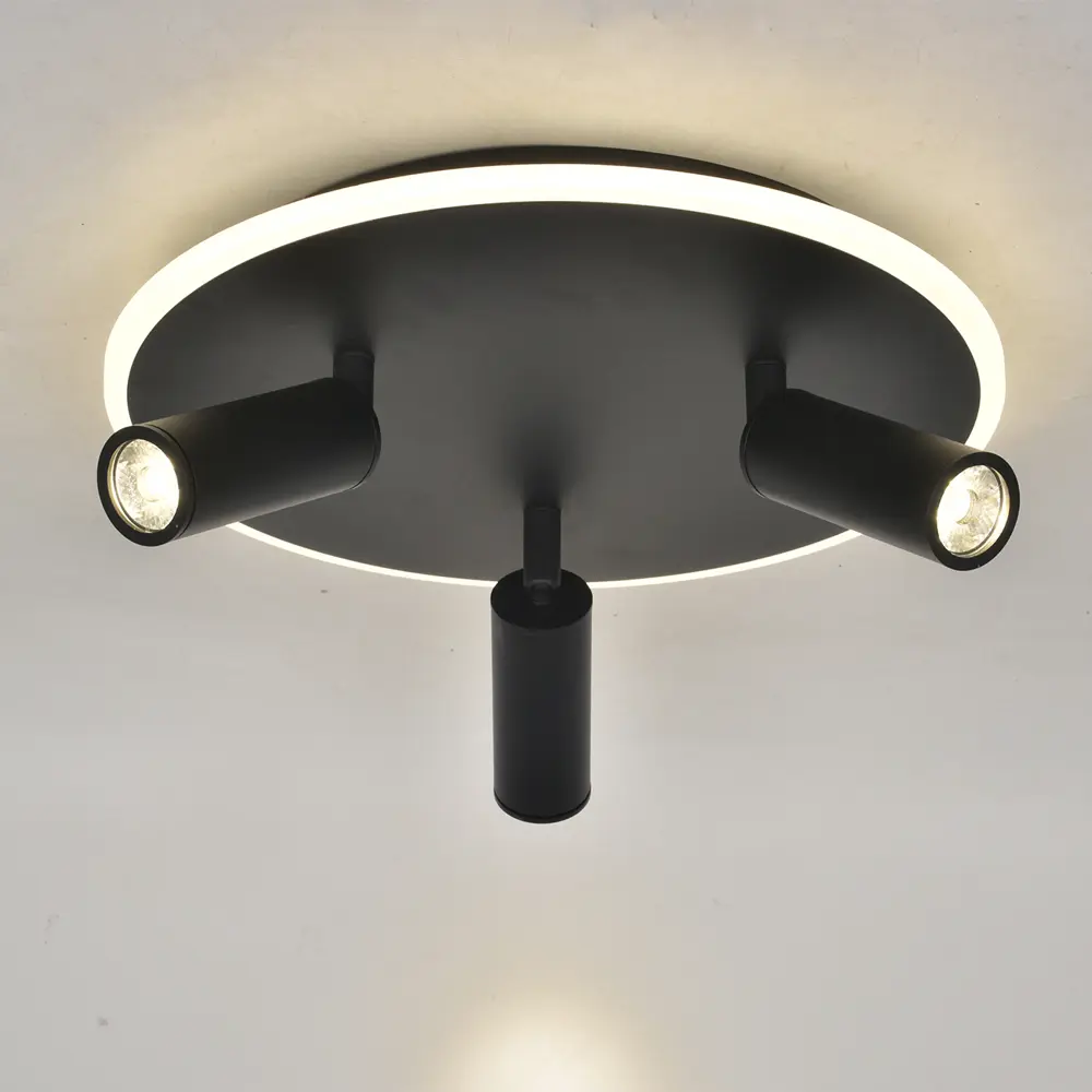 Фото 4 Спот поворотный светодиодный Escada 20046sma/03led bk 9.3 м² нейтральный белый свет цвет черный Фото 4 Спот поворотный светодиодный Escada 20046sma/03led bk 9.3 м² нейтральный белый свет цвет черный