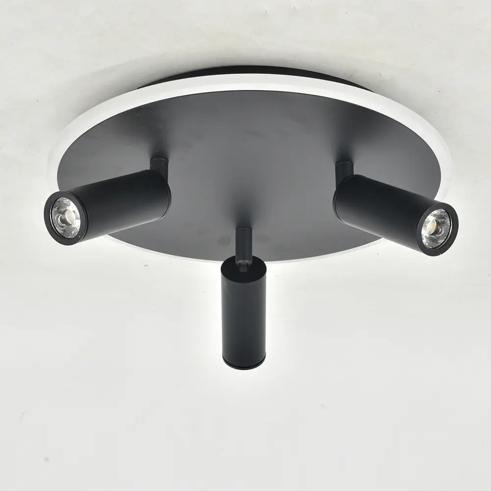 Фото 3 Спот поворотный светодиодный Escada 20046sma/03led bk 9.3 м² нейтральный белый свет цвет черный Фото 3 Спот поворотный светодиодный Escada 20046sma/03led bk 9.3 м² нейтральный белый свет цвет черный