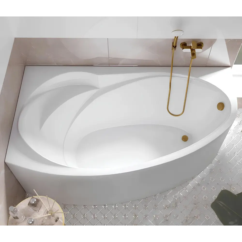 Фото 6 Ванна акриловая Marka One Julianna 160x95 L Белая Левая 01дж1695л Фото 6 Ванна акриловая Marka One Julianna 160x95 L Белая Левая 01дж1695л