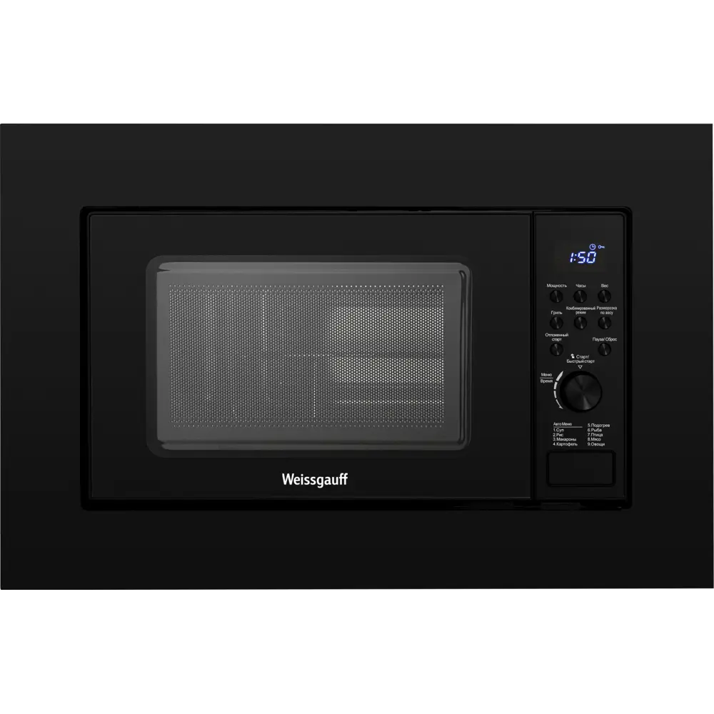 Фото Встраиваемая микроволновая печь Weissgauff HMT-620 BG Grill 20 л 59.5x39x32.8 см цвет черный Фото Встраиваемая микроволновая печь Weissgauff HMT-620 BG Grill 20 л 59.5x39x32.8 см цвет черный