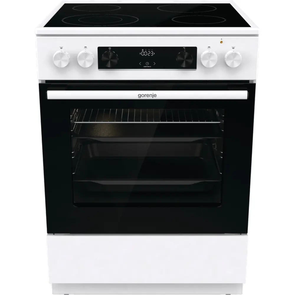 Фото Кухонная плита Gorenje GECS6C70WC 60x85x60 см цвет белый Фото Кухонная плита Gorenje GECS6C70WC 60x85x60 см цвет белый