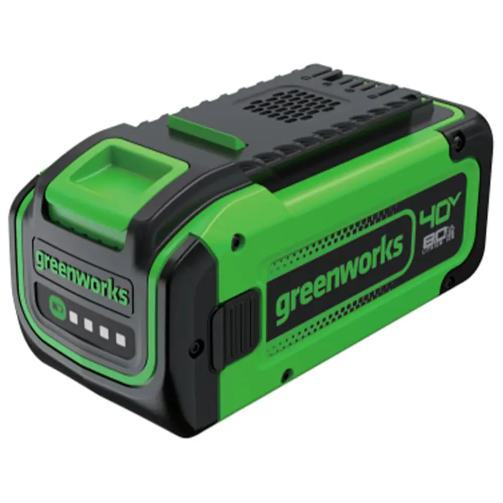 Фото Аккумулятор Greenworks G40B8 40 В Li-Ion 8 Ач в комплекте с перчатками Фото Аккумулятор Greenworks G40B8 40 В Li-Ion 8 Ач в комплекте с перчатками