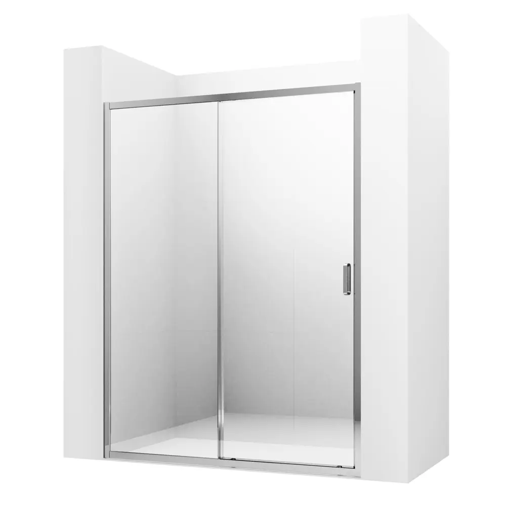 Фото 3 Душевая дверь Ambassador 17021122AX 160см эффект стекла прозрачный раздвижной