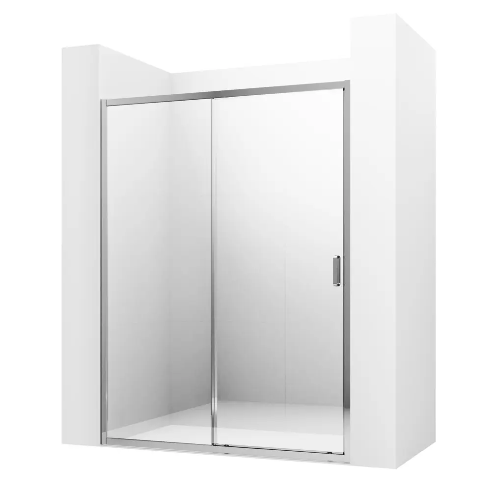 Фото 2 Душевая дверь Ambassador 17021122AX 160см эффект стекла прозрачный раздвижной