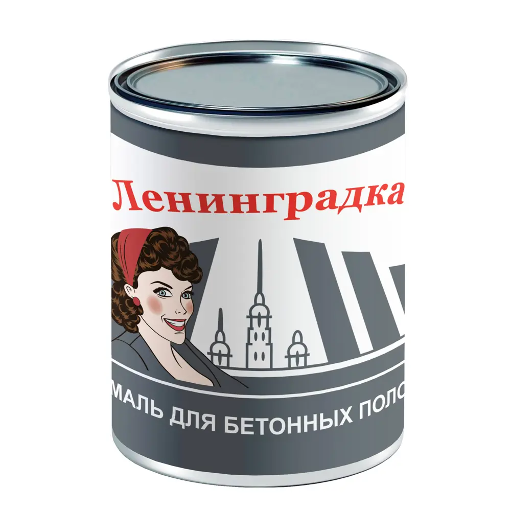 Фото 3 Краска для пола Ленинградка УТ000011946 цвет зелёный 0.8 л Фото 3 Краска для пола Ленинградка УТ000011946 цвет зелёный 0.8 л