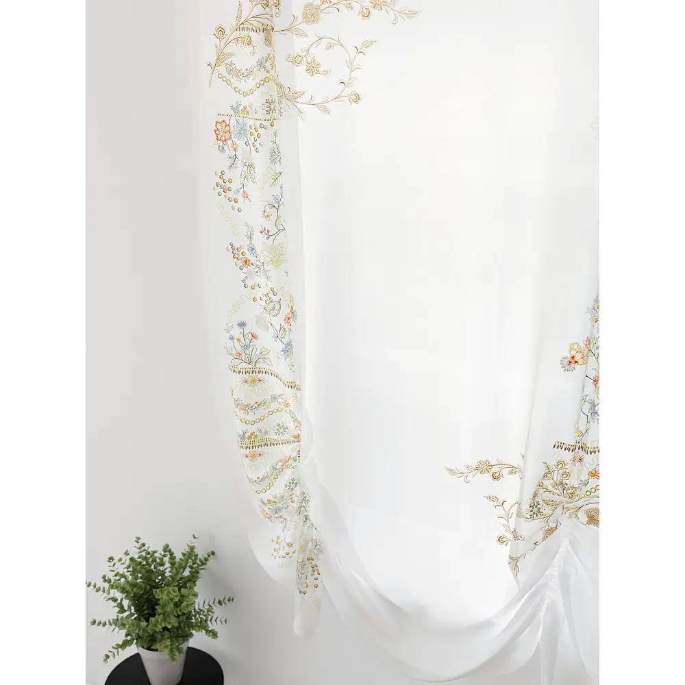 Фото 4 Тюль Comfy way Фартос - 59 CW514059-200 на шторной ленте 200x150 см цвет бежевый Фото 4 Тюль Comfy way Фартос - 59 CW514059-200 на шторной ленте 200x150 см цвет бежевый