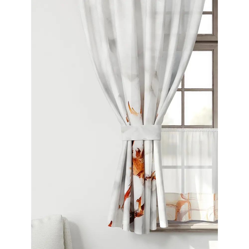 Фото 3 Комплект штор Comfy way Иномик - 66 CW705066-160 на шторной ленте 160x150 см цвет белый Фото 3 Комплект штор Comfy way Иномик - 66 CW705066-160 на шторной ленте 160x150 см цвет белый