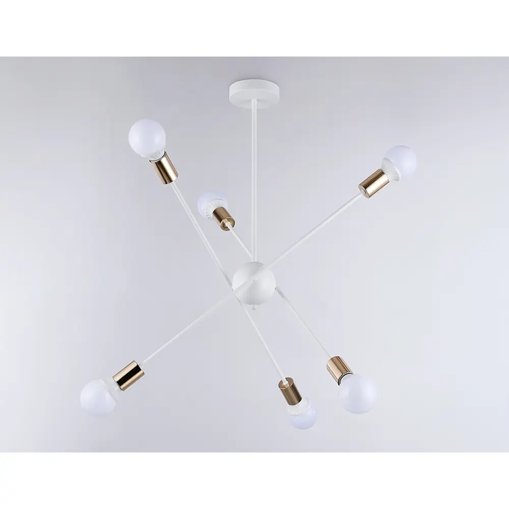 Фото 2 Люстра на штанге светодиодная Ambrella light Tr80432 12 м² нейтральный белый свет цвет белый Фото 2 Люстра на штанге светодиодная Ambrella light Tr80432 12 м² нейтральный белый свет цвет белый
