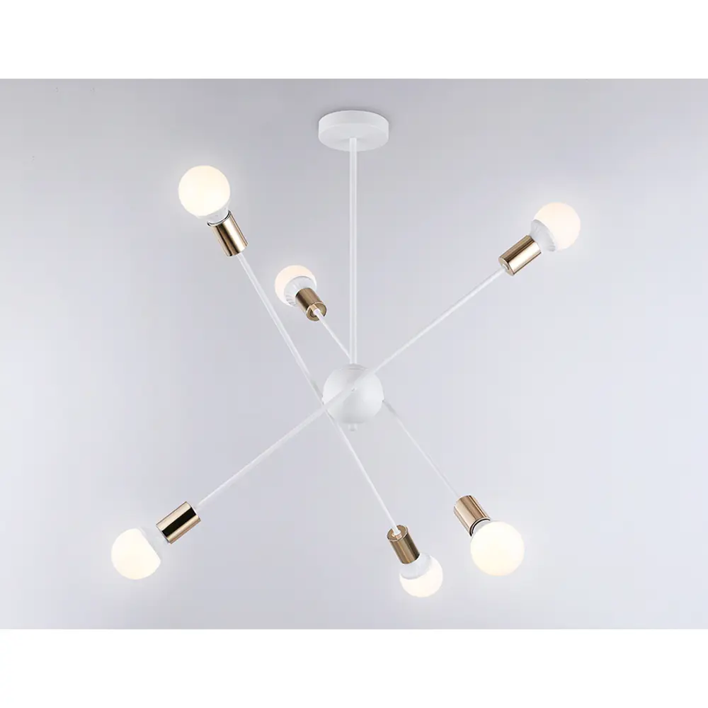 Фото 3 Люстра на штанге светодиодная Ambrella light Tr80432 12 м² нейтральный белый свет цвет белый Фото 3 Люстра на штанге светодиодная Ambrella light Tr80432 12 м² нейтральный белый свет цвет белый