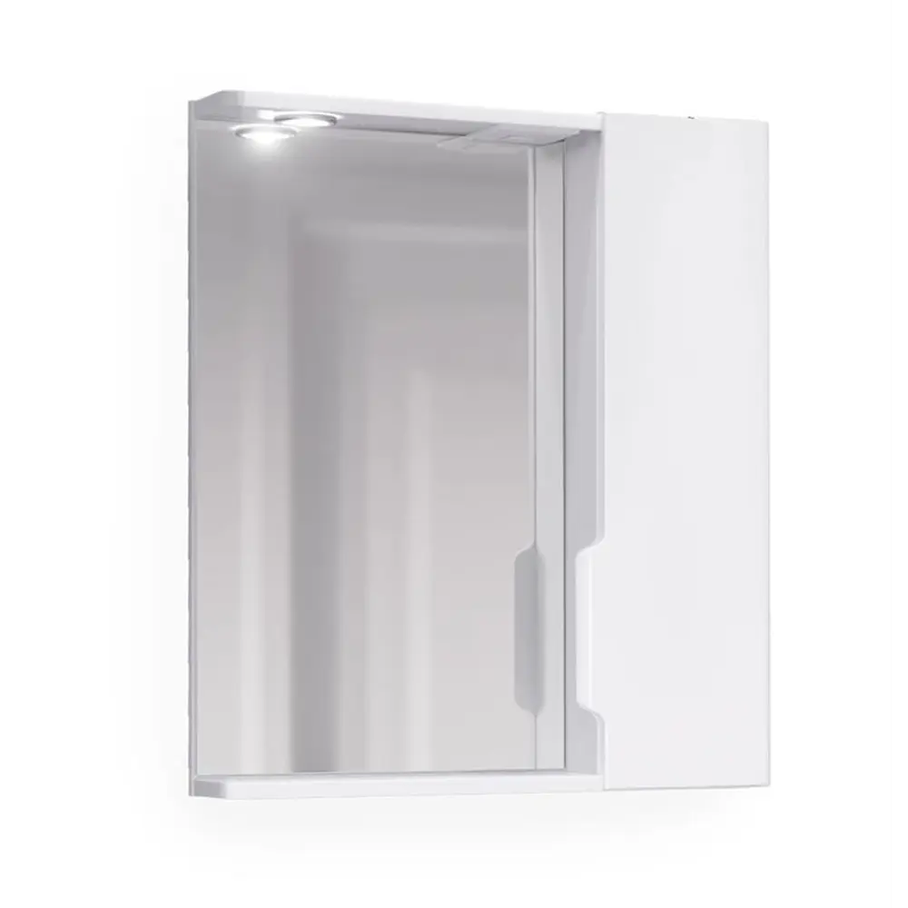 Фото Зеркальный шкаф Moduo Slim 50 белое Фото Зеркальный шкаф Moduo Slim 50 белое