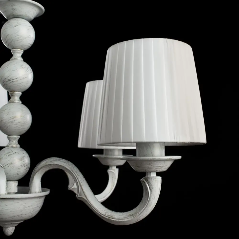 Фото 5 Люстра потолочная ARTE LAMP ALBA 5 ламп 10 м² цвет белый Фото 5 Люстра потолочная ARTE LAMP ALBA 5 ламп 10 м² цвет белый