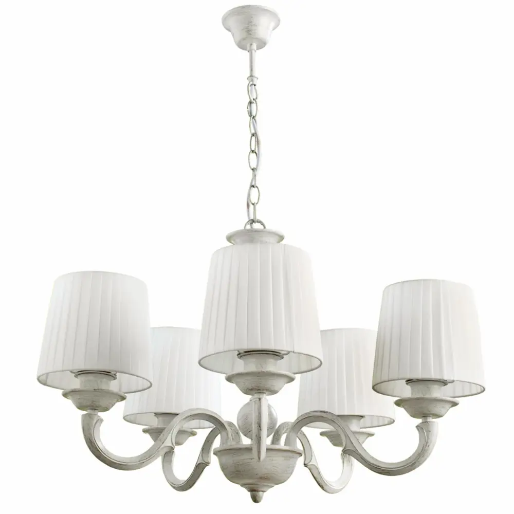 Фото Люстра потолочная ARTE LAMP ALBA 5 ламп 10 м² цвет белый Фото Люстра потолочная ARTE LAMP ALBA 5 ламп 10 м² цвет белый