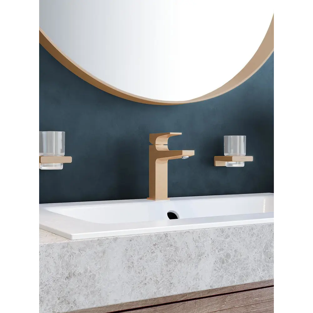 Фото 2 Стакан для зубных щеток Hansgrohe 41749140 латунь цвет бронза Фото 2 Стакан для зубных щеток Hansgrohe 41749140 латунь цвет бронза