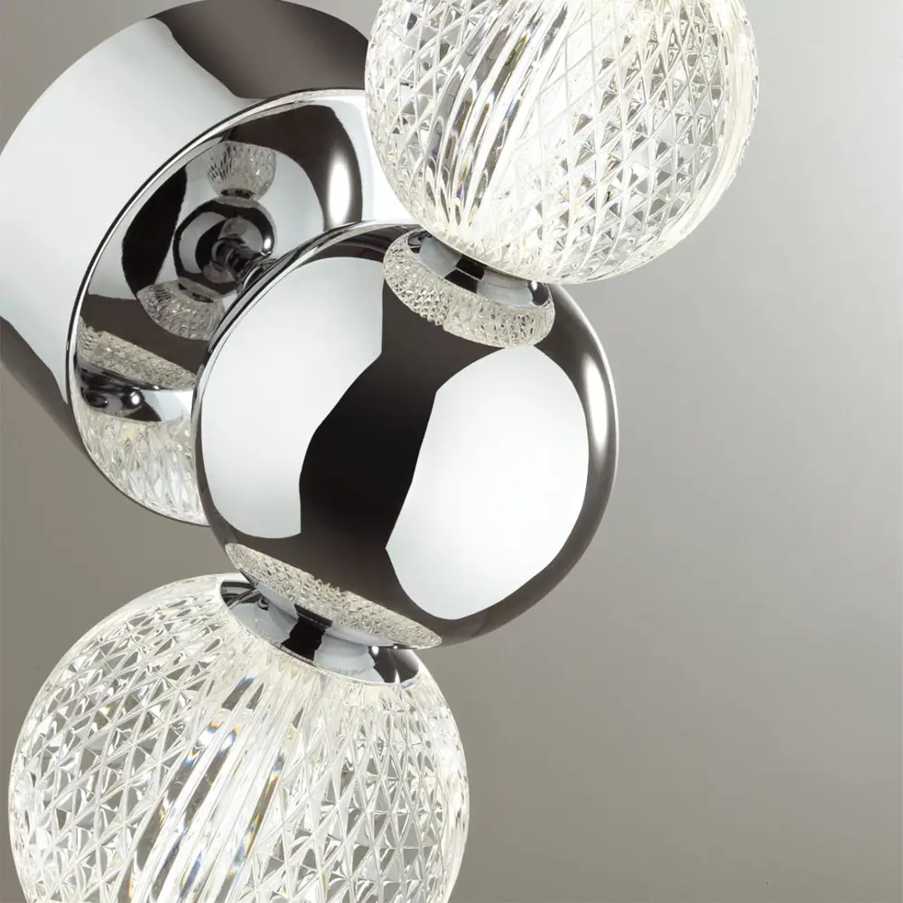 Фото 4 Настенный светильник светодиодный Odeon Light Crystal 5007/7wl холодный белый (голубой) свет цвет хром/металл/прозрачный Фото 4 Настенный светильник светодиодный Odeon Light Crystal 5007/7wl холодный белый (голубой) свет цвет хром/металл/прозрачный