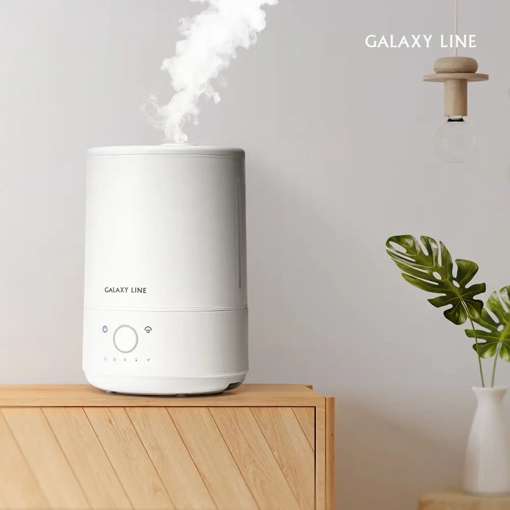 Фото 4 Увлажнитель воздуха ультразвуковой воздуха Galaxy line GL8011 4 л с подсветкой и аромадиффузором цвет белый Фото 4 Увлажнитель воздуха ультразвуковой воздуха Galaxy line GL8011 4 л с подсветкой и аромадиффузором цвет белый
