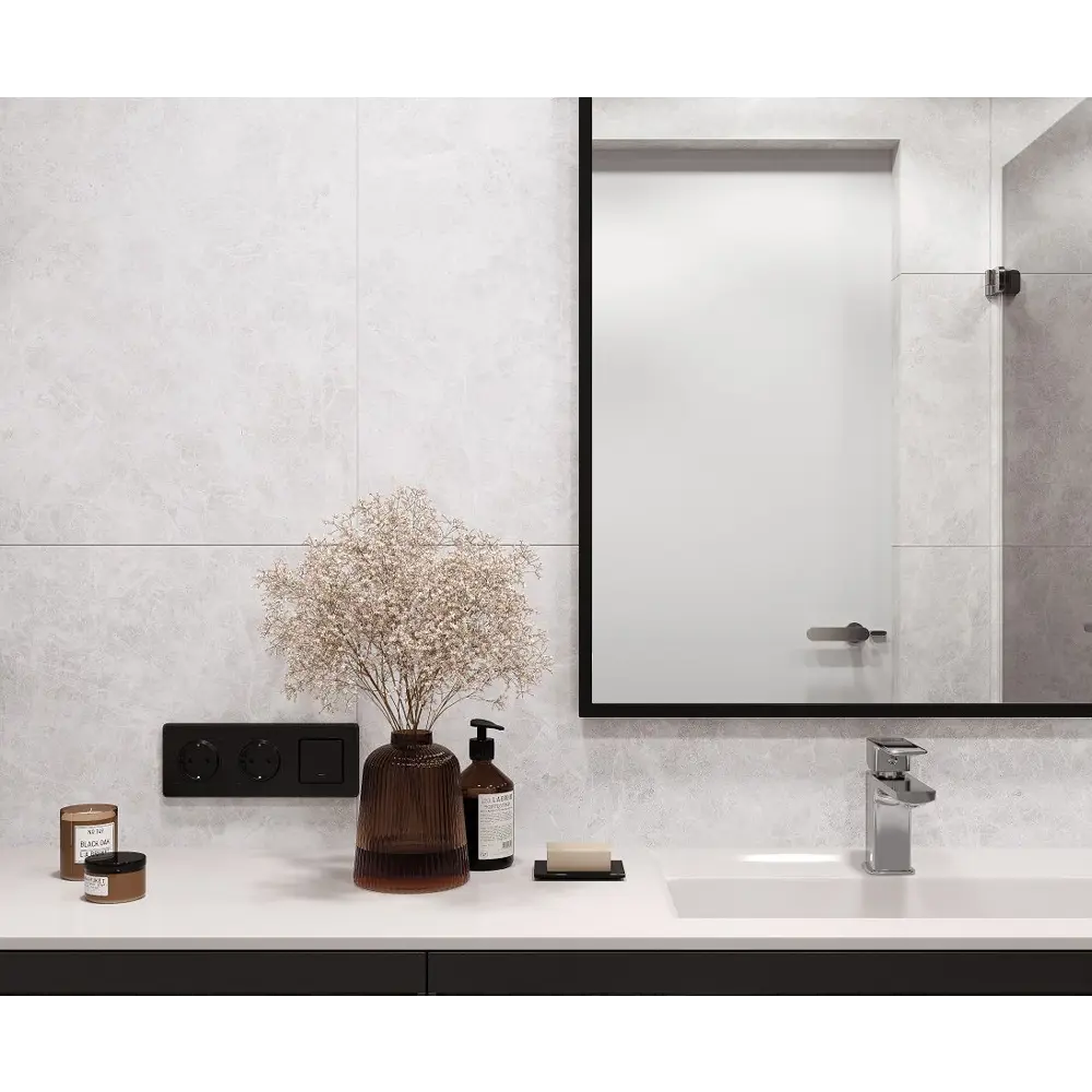 Фото Керамогранит Laparet Runa Bianco x9999293168 60x120см 1.44 м² цвет серый, цена за упаковку Фото Керамогранит Laparet Runa Bianco x9999293168 60x120см 1.44 м² цвет серый, цена за упаковку