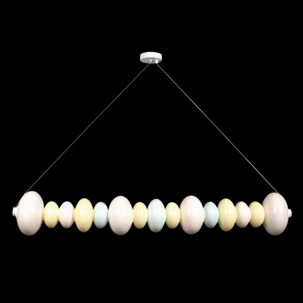 Фото 2 Светильник подвесной светодиодный Loft It Macaroon Lf_10271p_e 9 м² теплый белый (желтый) свет цвет разноцветный Фото 2 Светильник подвесной светодиодный Loft It Macaroon Lf_10271p_e 9 м² теплый белый (желтый) свет цвет разноцветный