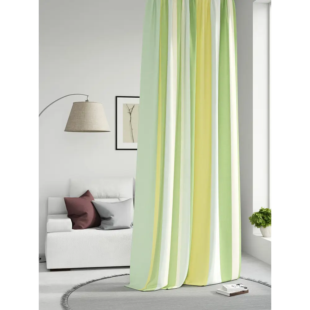 Фото Штора на шторной ленте Comfy Way Нилсти - 69 CW593069-260, 260x150 см, цвет белый