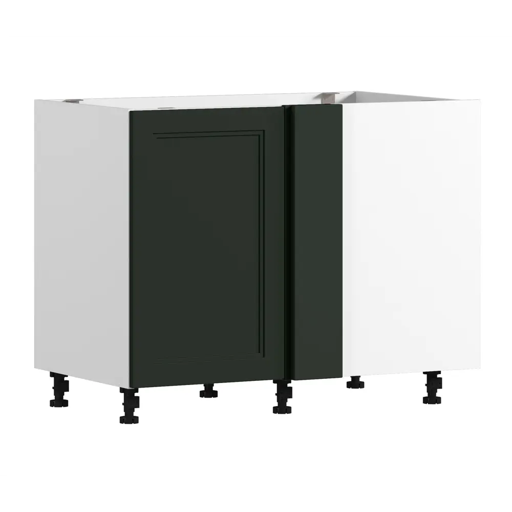 Фото Напольный шкаф Столплит приставная 105x82x56 см МДФ цвет зеленый 3391010450148