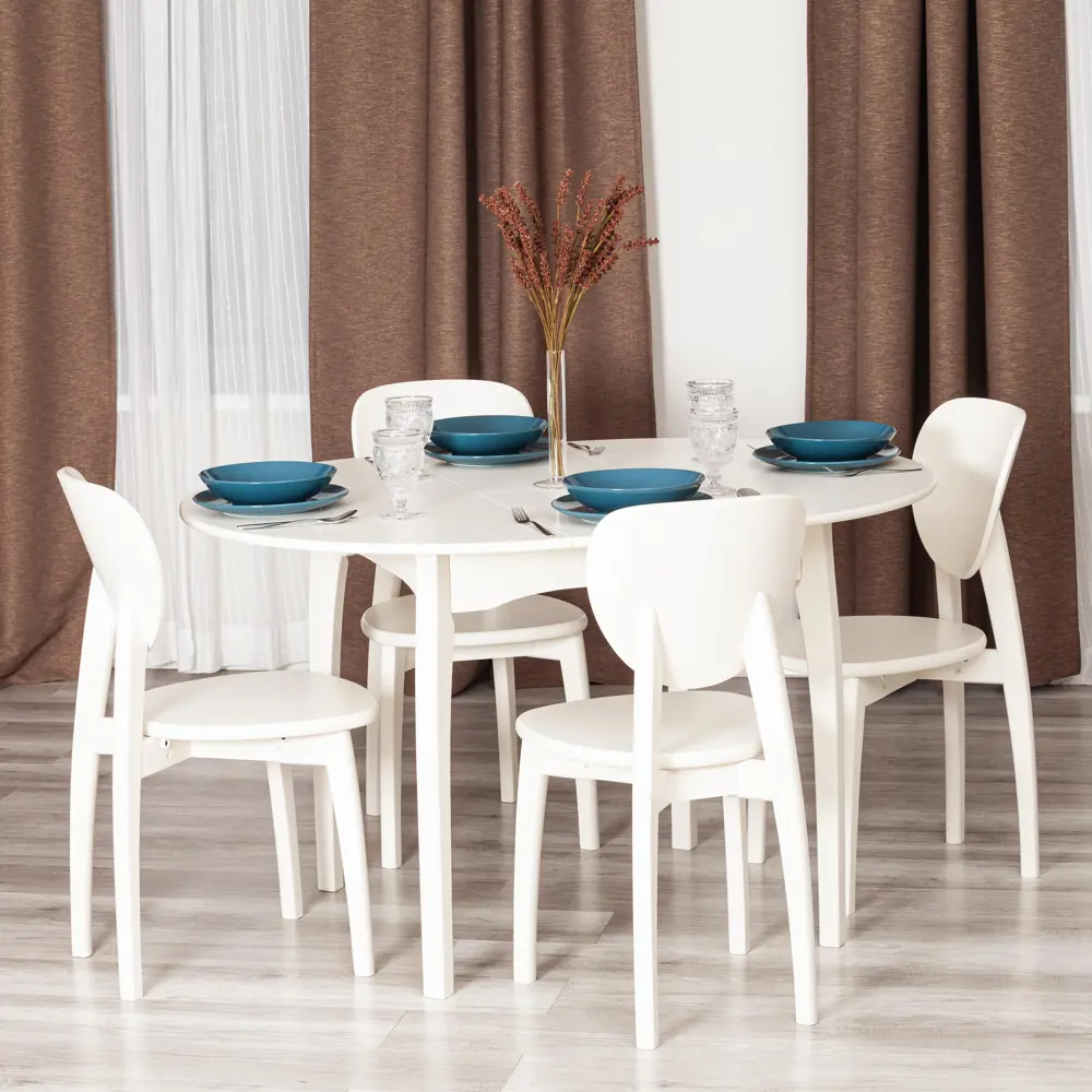 Фото 2 Кухонный стул Tetchair Diamante 2 шт 42x85x42 см дерево цвет белый Фото 2 Кухонный стул Tetchair Diamante 2 шт 42x85x42 см дерево цвет белый