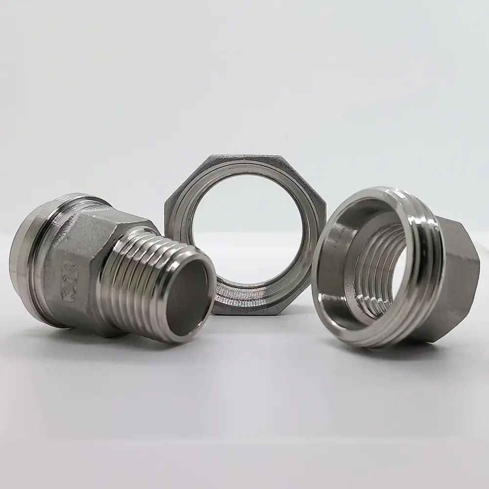 Фото Американка прямая Ifitting 3/8"x3/8" НР-ВР нержавеющая сталь MG-ADC-DM10/4 Фото Американка прямая Ifitting 3/8"x3/8" НР-ВР нержавеющая сталь MG-ADC-DM10/4