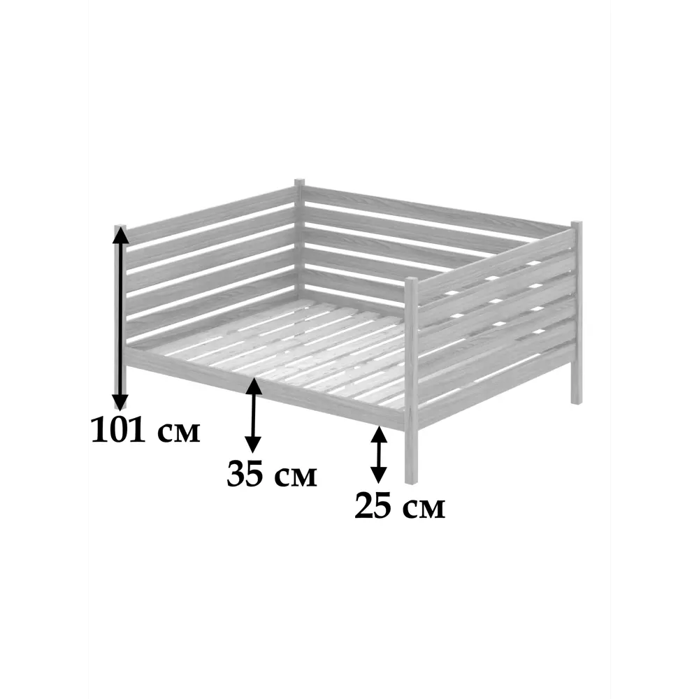 Фото 4 Кровать Solarius Tahta-spin160-160bel 170 x 101 x 170 см сосна цвет белый Фото 4 Кровать Solarius Tahta-spin160-160bel 170 x 101 x 170 см сосна цвет белый