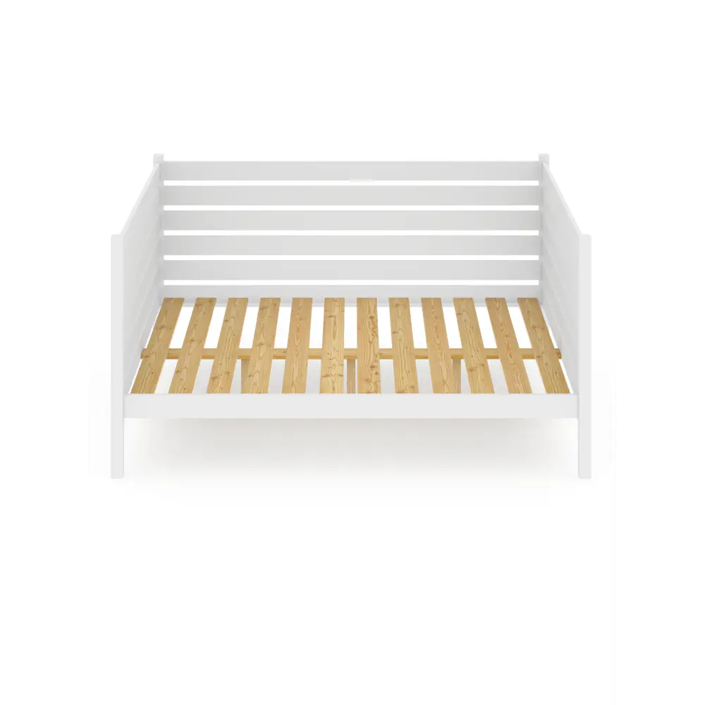 Фото 2 Кровать Solarius Tahta-spin160-160bel 170 x 101 x 170 см сосна цвет белый Фото 2 Кровать Solarius Tahta-spin160-160bel 170 x 101 x 170 см сосна цвет белый