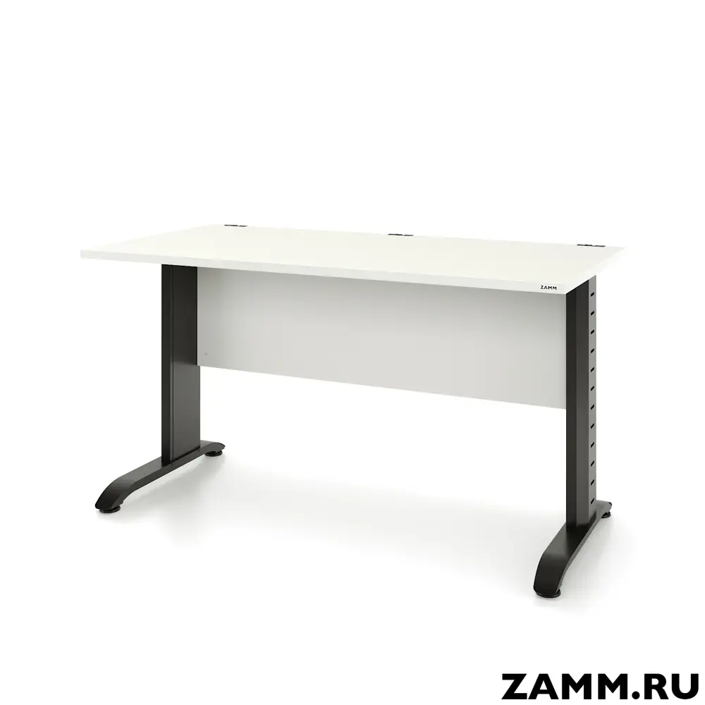 Фото 2 Письменный стол ПС-28448.60x160:AA.25/05-02 Zamm Альфа (Тип 2) 160x75x60 см Металл цвет белый Фото 2 Письменный стол ПС-28448.60x160:AA.25/05-02 Zamm Альфа (Тип 2) 160x75x60 см Металл цвет белый
