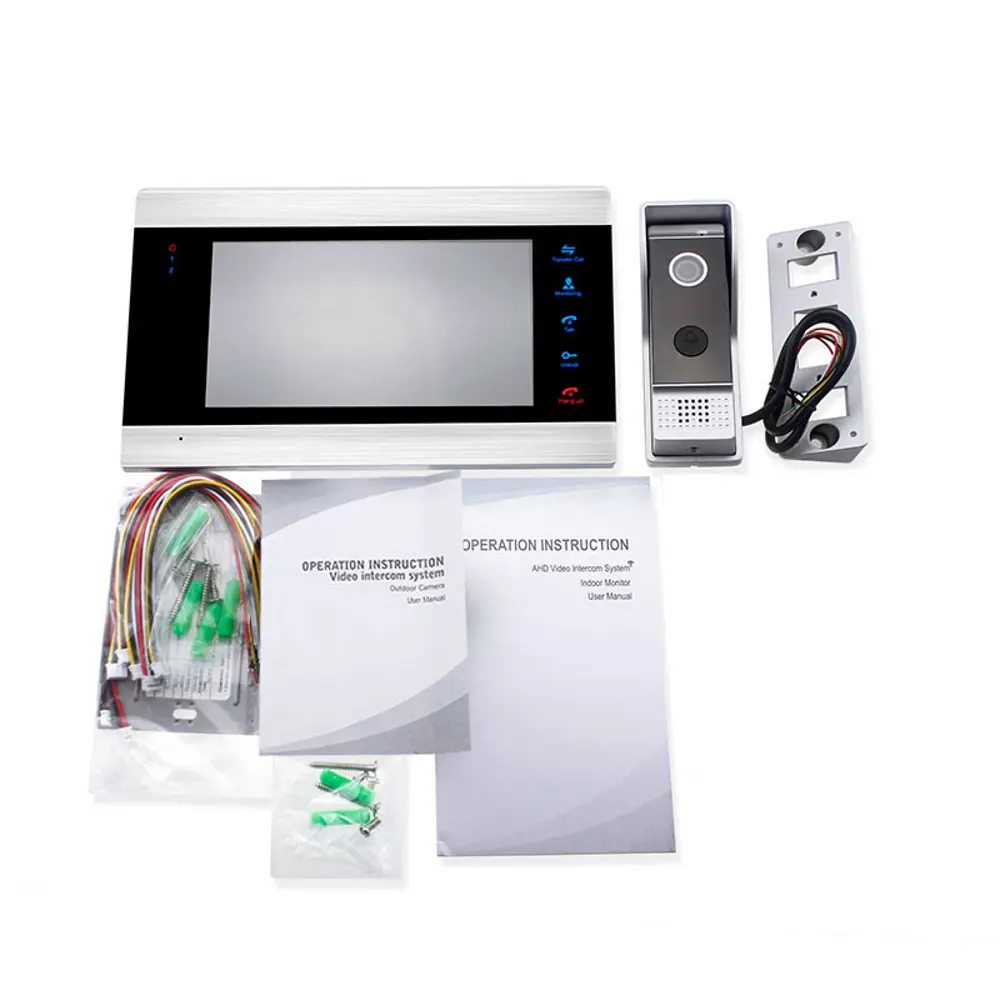 Фото 6 Комплект Wi Fi видеодомофона Ps-link KIT-DB09-SS 7" цвет серый/серебристый Фото 6 Комплект Wi Fi видеодомофона Ps-link KIT-DB09-SS 7" цвет серый/серебристый