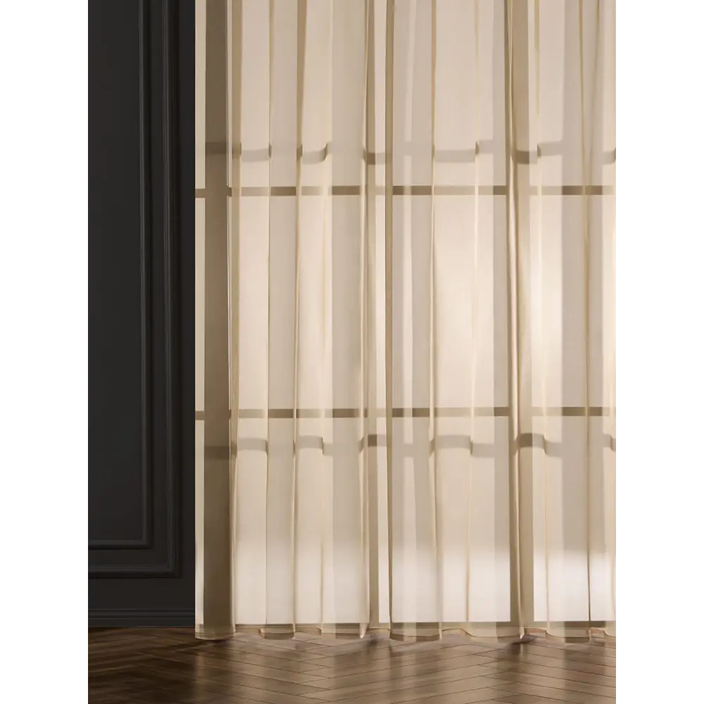 Фото 2 Штора Arya home 8001885853912 на шторной ленте 280x300 см цвет какао Фото 2 Штора Arya home 8001885853912 на шторной ленте 280x300 см цвет какао