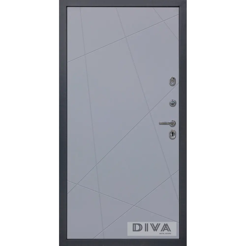 Фото 3 Входная дверь Diva МД-40 УТ-00074330 металлическая правая 205x86см цвет сталь Фото 3 Входная дверь Diva МД-40 УТ-00074330 металлическая правая 205x86см цвет сталь