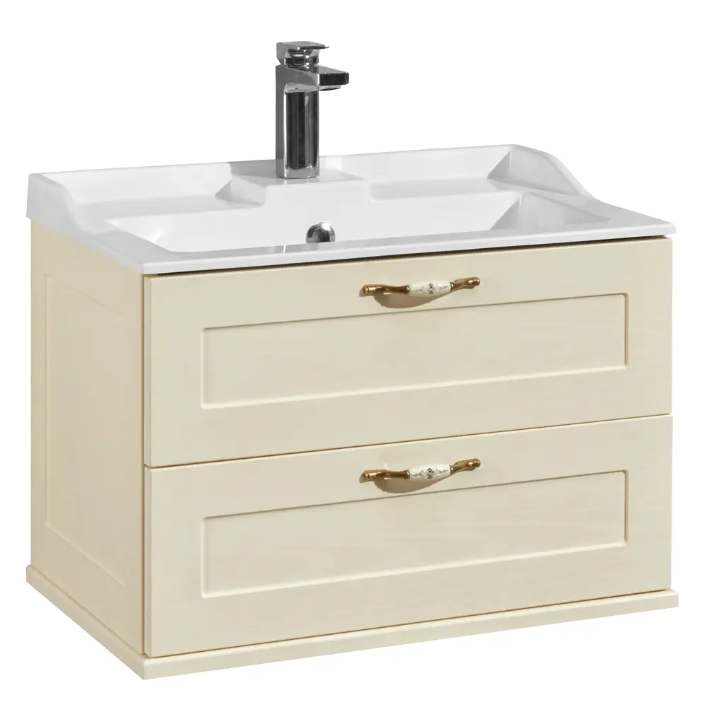 Фото Тумба под раковину подвесная Aquaton 1A187001LBPR0 65см цвет бежевый Фото Тумба под раковину подвесная Aquaton 1A187001LBPR0 65см цвет бежевый