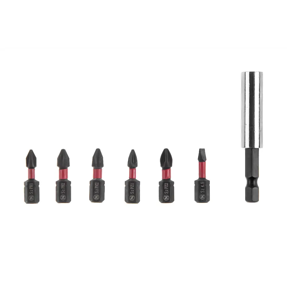 Фото 4 Набор бит Hammer Flex 203-901 PB набор №1 Ph, Pz, Sl, 7шт.