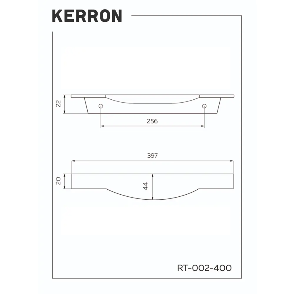 Фото 3 Мебельная ручка-профиль Kerron RT-002-400 SC 400 мм матовый хром 2 шт. Фото 3 Мебельная ручка-профиль Kerron RT-002-400 SC 400 мм матовый хром 2 шт.