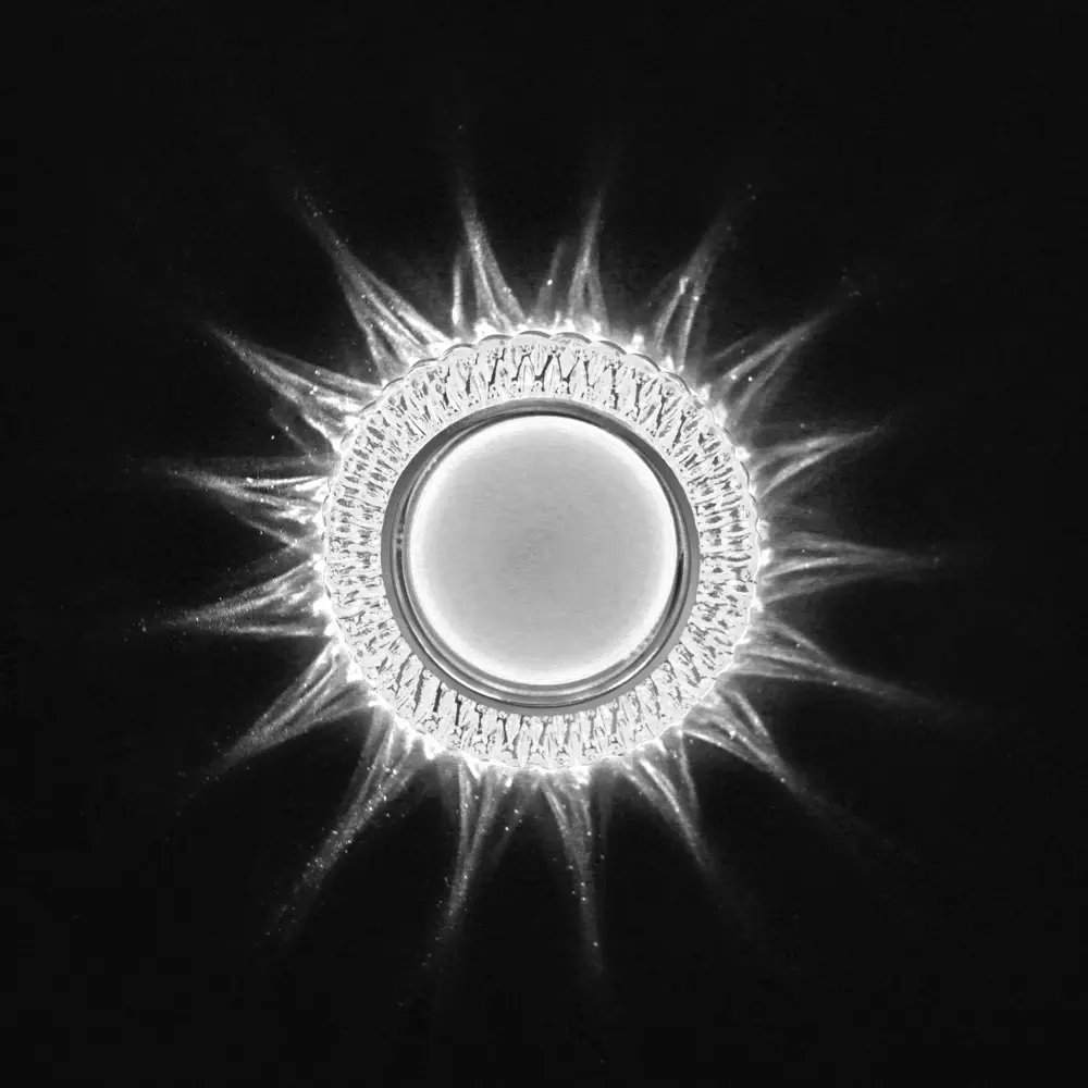 Фото 3 Светильник точечный встраиваемый Reluce с led подсветкой gx53xled4w cl под отверстие 85 мм GX53 цвет бесцветный Фото 3 Светильник точечный встраиваемый Reluce с led подсветкой gx53xled4w cl под отверстие 85 мм GX53 цвет бесцветный