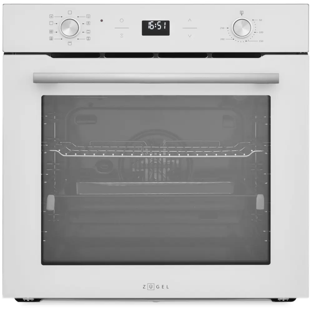 Фото Встраиваемый духовой шкаф Zugel Zoe602W 59.80x59.80x57.70 см цвет белый Фото Встраиваемый духовой шкаф Zugel Zoe602W 59.80x59.80x57.70 см цвет белый