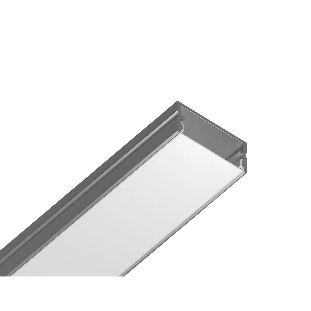 Фото 2 Профиль алюминиевый Ambrella light Illumination накладной 20.5x10 для светодиодной ленты до 18.5мм GP2001AL Фото 2 Профиль алюминиевый Ambrella light Illumination накладной 20.5x10 для светодиодной ленты до 18.5мм GP2001AL