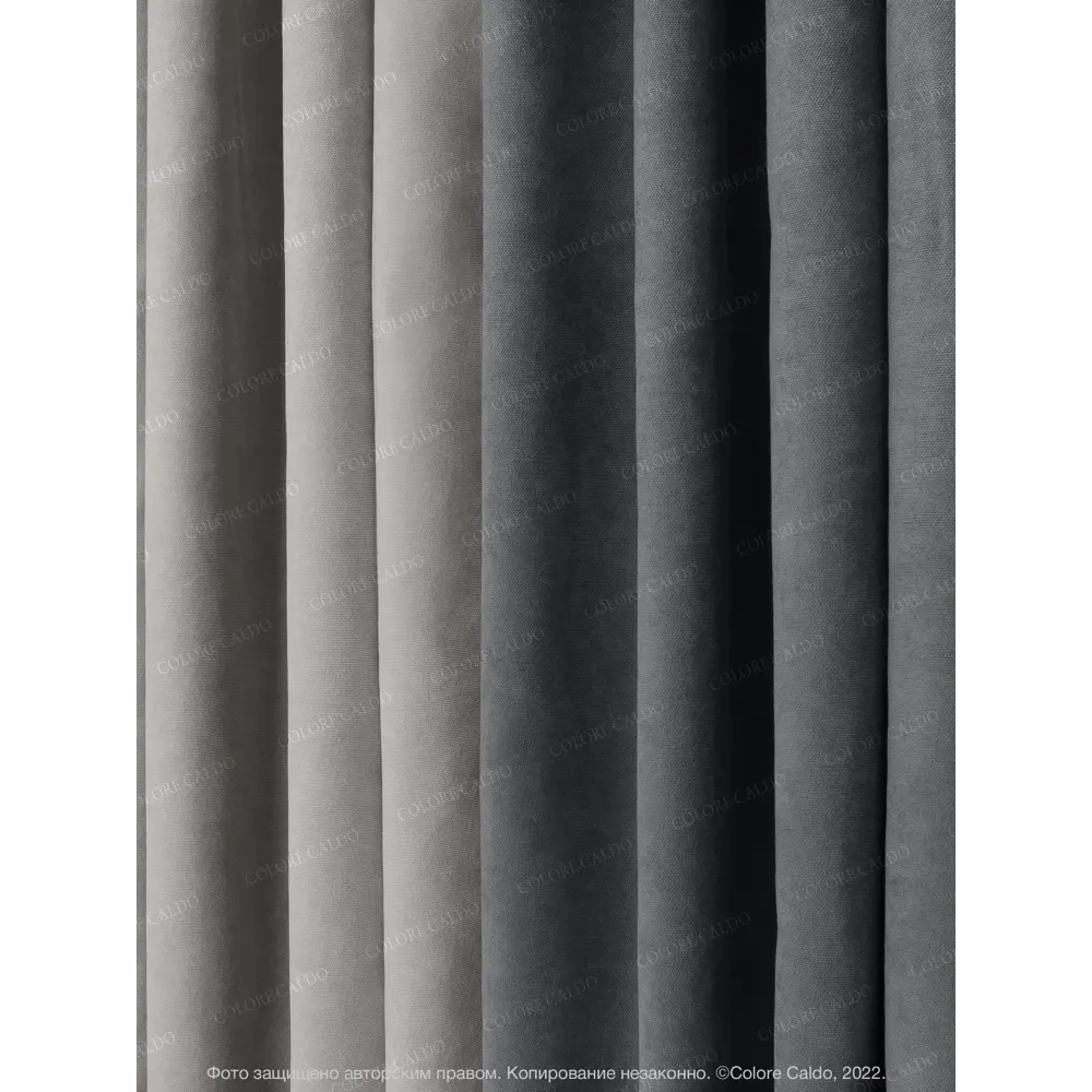 Фото 6 Штора Colore caldo 6051/СерыйМеланж на шторной ленте 240x500 см цвет серый / серебристый Фото 6 Штора Colore caldo 6051/СерыйМеланж на шторной ленте 240x500 см цвет серый / серебристый