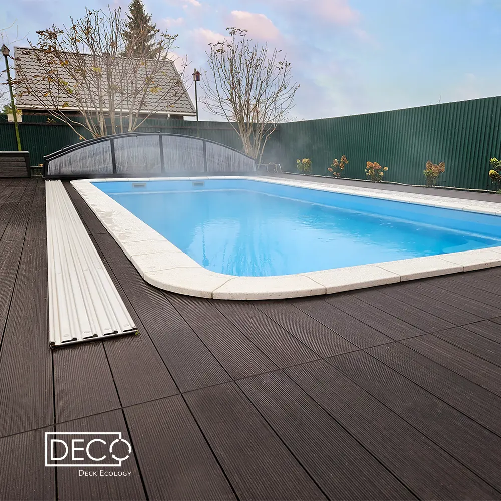 Фото 7 Террасная доска ДПК Deck ecology цвет венге 2000x150x26мм двусторонний вельвет 1.2м² 4шт Фото 7 Террасная доска ДПК Deck ecology цвет венге 2000x150x26мм двусторонний вельвет 1.2м² 4шт