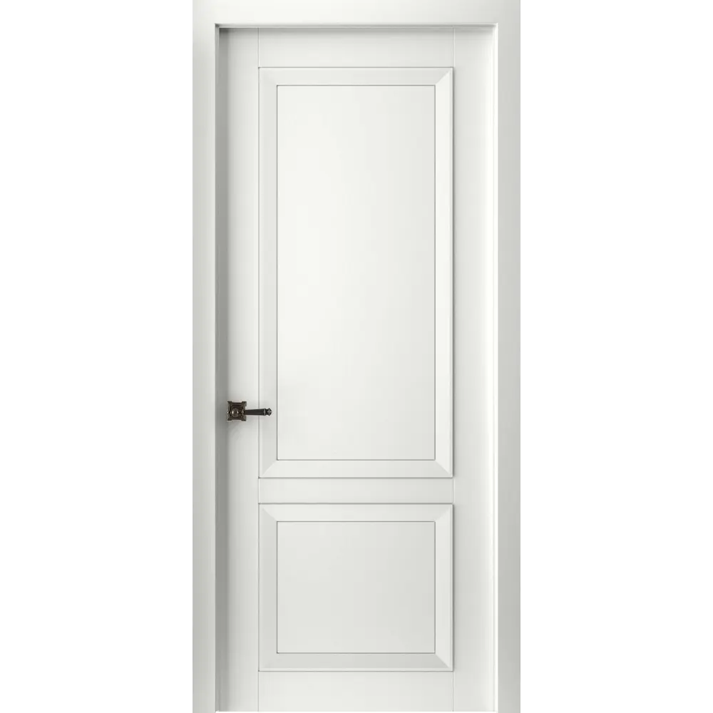 Фото 2 Дверь межкомнатная Двери регионов Авангард 2 глухая без замка и петель в комплекте 200х80см эмаль белая