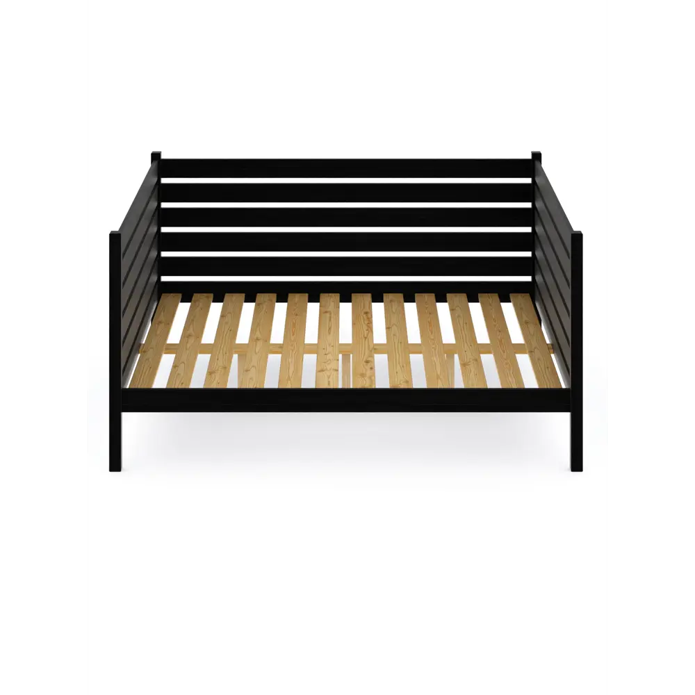 Фото 2 Кровать Solarius Tahta-spin120-180onix 130 x 101 x 190 см сосна цвет черный