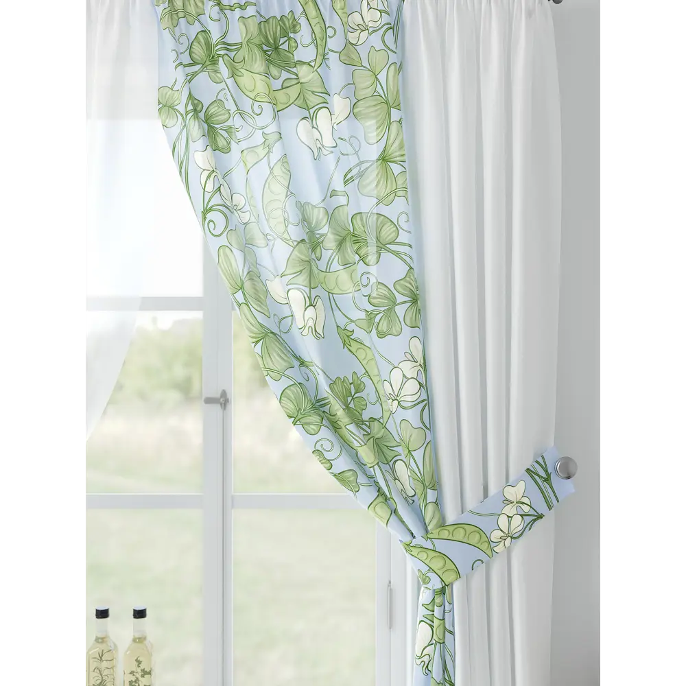 Фото 5 Тюль Comfy way Лерис - 100 CW509100-150 на шторной ленте 150x300 см цвет бежевый