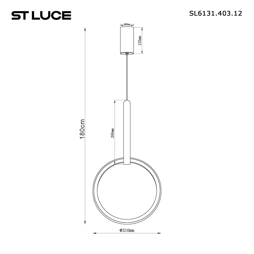 Фото 7 Люстра подвесная светодиодная St luce Shape Sl6131.403.12 4 м² теплый белый (желтый) свет цвет черный Фото 7 Люстра подвесная светодиодная St luce Shape Sl6131.403.12 4 м² теплый белый (желтый) свет цвет черный