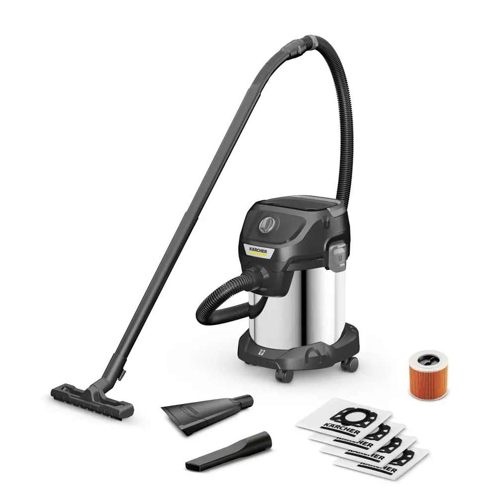Фото Пылесос Karcher KWD 3 S V17/4/20 Anniversary Edition *EU, 1000 Вт, 17 л Фото Пылесос Karcher KWD 3 S V17/4/20 Anniversary Edition *EU, 1000 Вт, 17 л