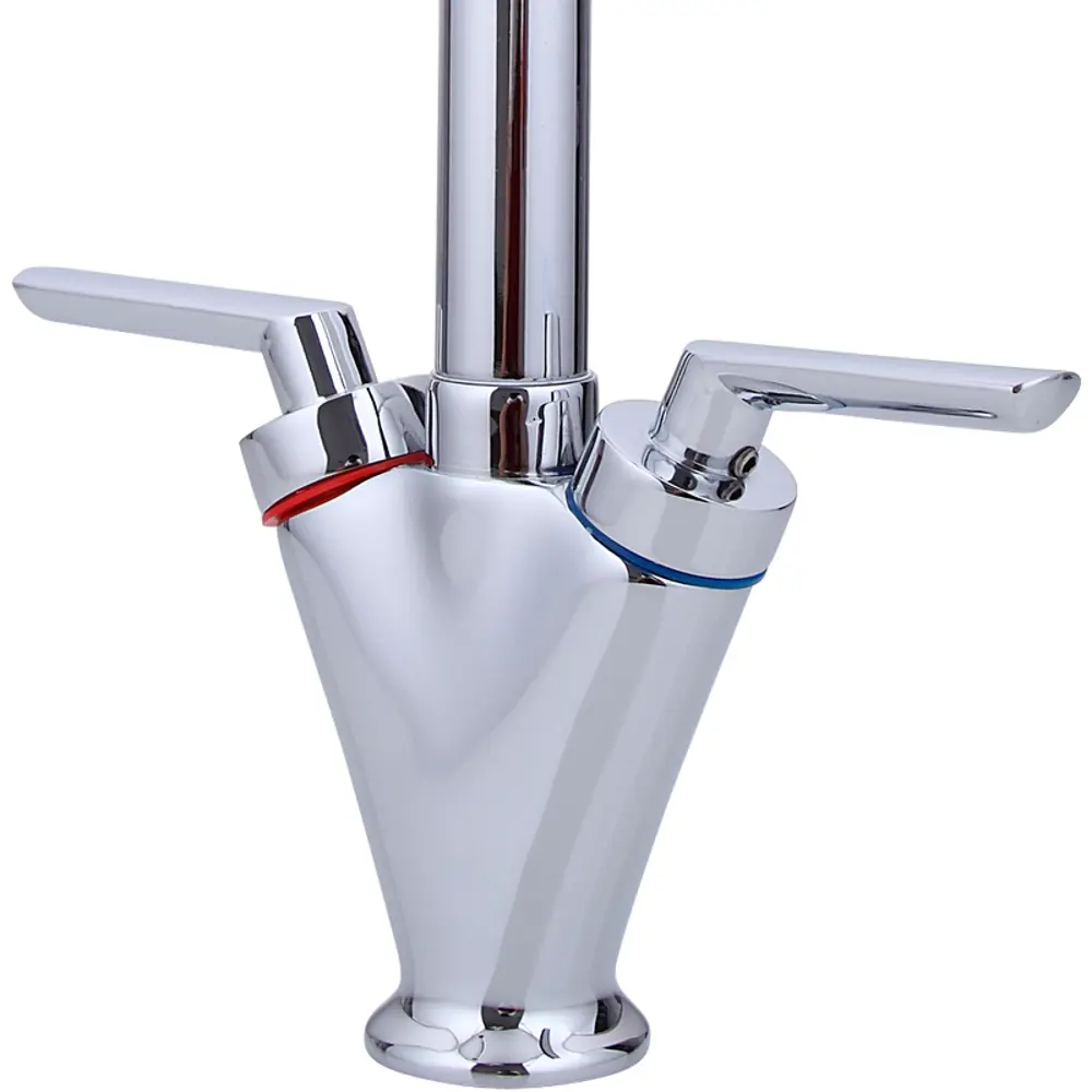 Фото 2 Смеситель для кухни Frap 30386 поворотный излив 23.5 см цвет хром