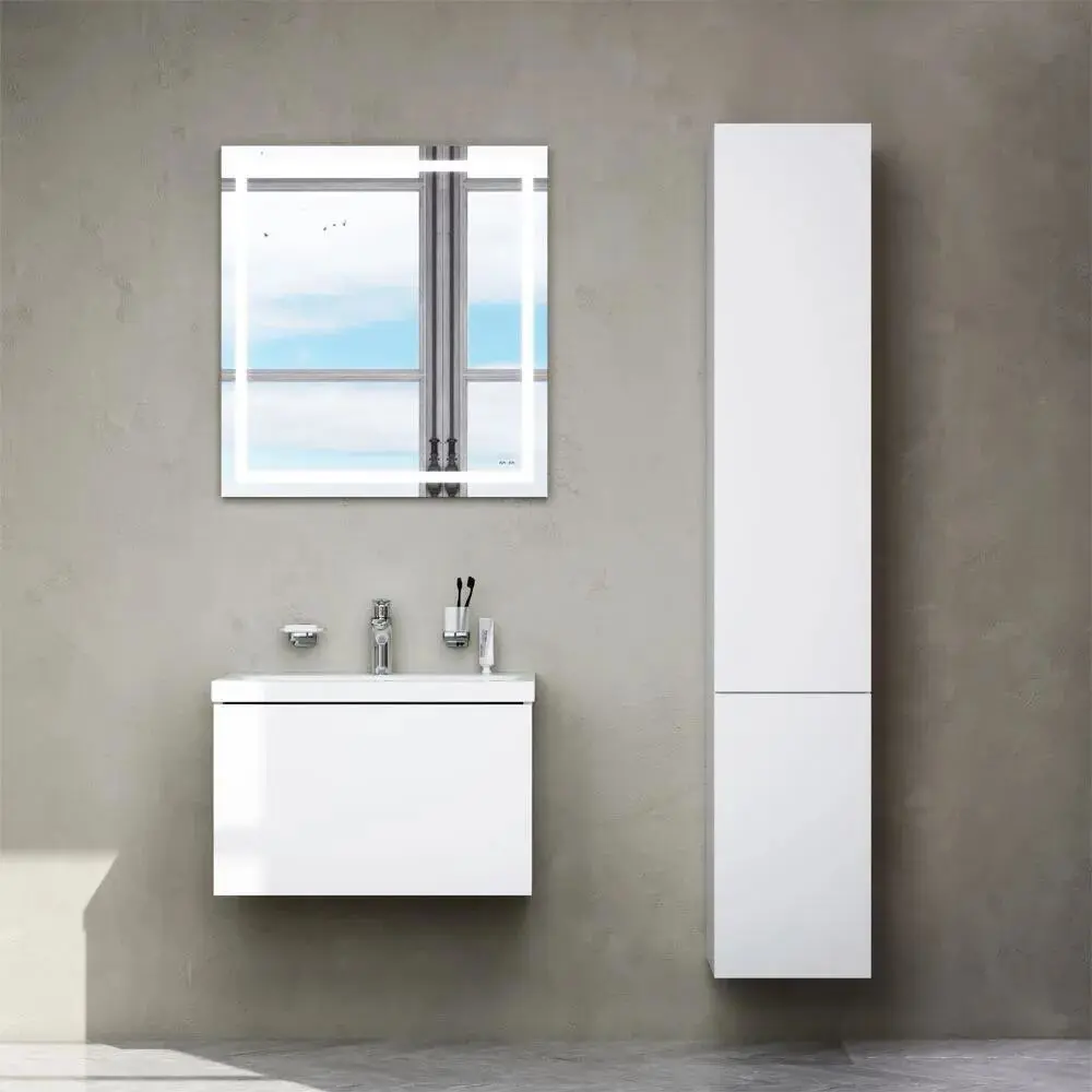 Фото 8 Тумба с раковиной Am.pm M90FHX06021WC060WG-164 Gem 60 см подвесная с донным клапаном 1 ящик цвет белый Фото 8 Тумба с раковиной Am.pm M90FHX06021WC060WG-164 Gem 60 см подвесная с донным клапаном 1 ящик цвет белый