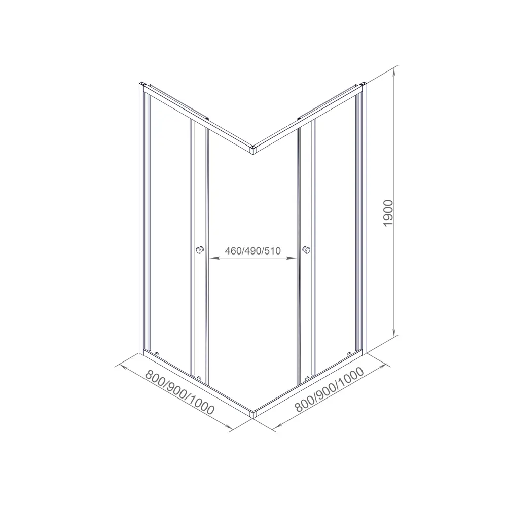 Фото 7 Душевой уголок Domani-spa Shape DS04Sp99L0Cl00.Gt-Black.MP квадрат 90x90 см графит профиль, прозрачное стекло 4 мм Фото 7 Душевой уголок Domani-spa Shape DS04Sp99L0Cl00.Gt-Black.MP квадрат 90x90 см графит профиль, прозрачное стекло 4 мм